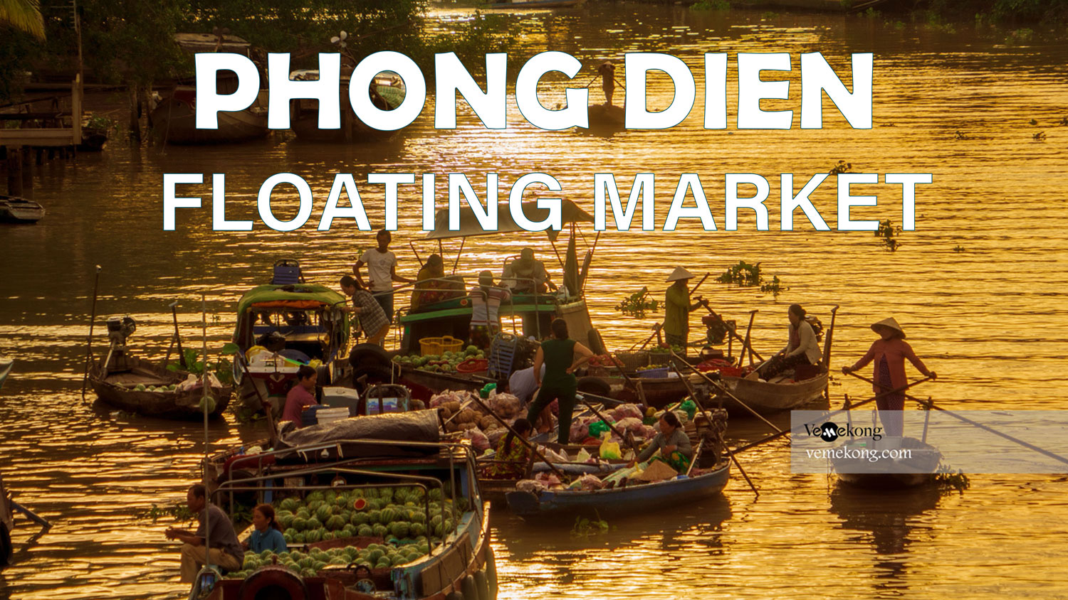 Can Tho Floating Markets, Vietnam Can