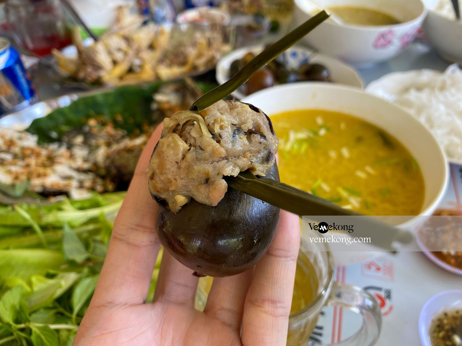 Snails Stuffed With Pork – Eat Best Food in Can Tho