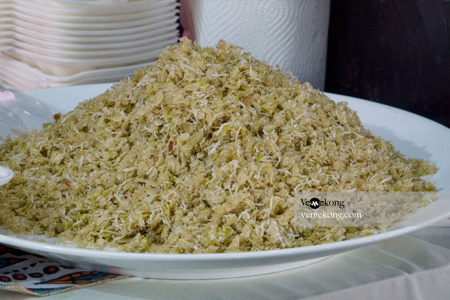 Soc Trang’s Green Rice Flakes – Eat Best Food in Soc Trang